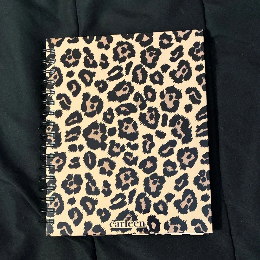 🐆 Leopard Print Home Office Planner Set - Weekly & Daily Notepads and Notebook 🐆